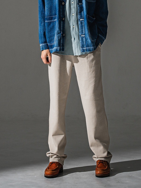 (ͽ���ʡ�8��9������ͽ��/41TH RESOUND CLOTHING���ꥵ����ɥ���������/SEMIWAIDE CHRIS EASY WIDE TUCK PANTS/BEIGE
