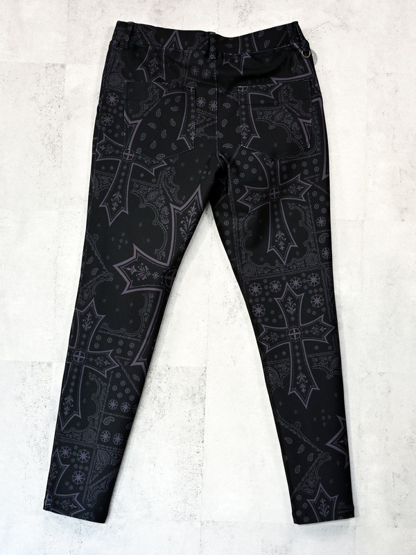 (ͽ���ʡ�1��2������ͽ��/42TH RESOUND CLOTHING���ꥵ����ɥ���������/TIGHT TAPERD CHRIS EASY TUCK PANTS/CROSS BK
