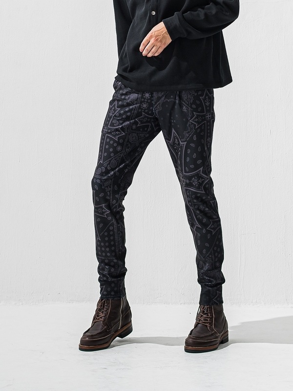 (ͽ���ʡ�1��2������ͽ��/42TH RESOUND CLOTHING���ꥵ����ɥ���������/TIGHT TAPERD CHRIS EASY TUCK PANTS/CROSS BK