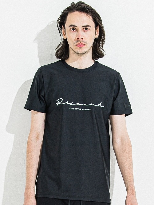 RESOUND CLOTHINGꥵɥ/HANDWRITING RUSH BASIC T/BLACK