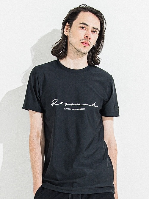 RESOUND CLOTHINGꥵɥ/HANDWRITING RUSH BASIC T/BLACK