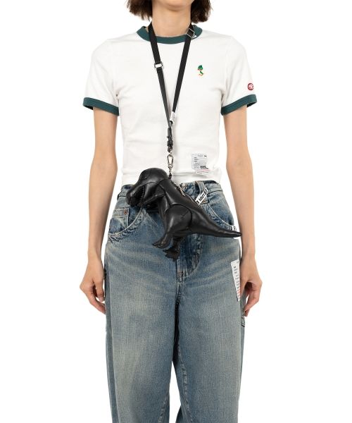 Maison MIHARA YASUHIRO/SHEEP SKINTDOLLS TREX MINIMINI  BAG/BLK