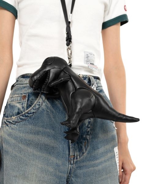 Maison MIHARA YASUHIRO/SHEEP SKINTDOLLS TREX MINIMINI  BAG/BLK