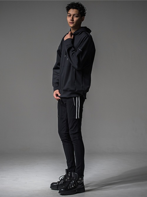 RESOUND CLOTHING���ꥵ����ɥ���������/SUPER TIGHT TAPERD Johnson LINE NYLON PT/BKWH.