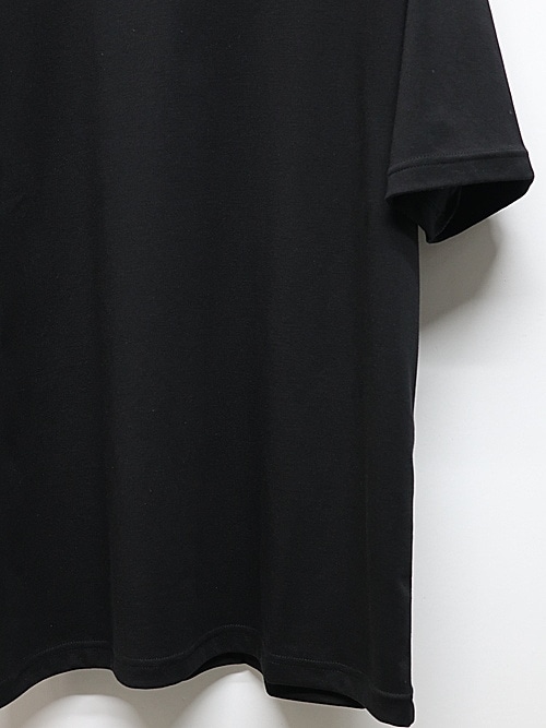 wjk�����֥른��������/luxury cotton mock neck S/S/black.