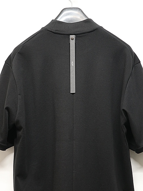 wjk�����֥른��������/luxury cotton mock neck S/S/black.