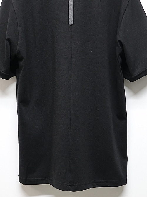 wjk�����֥른��������/luxury cotton mock neck S/S/black.