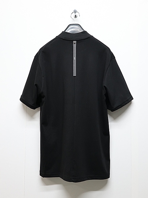 wjk�����֥른��������/luxury cotton mock neck S/S/black.