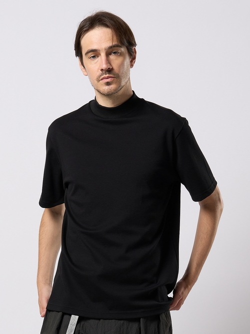 (ͽ���ʡ�3��4������ͽ��/wjk�����֥른��������/luxury cotton mock neck S/S/black