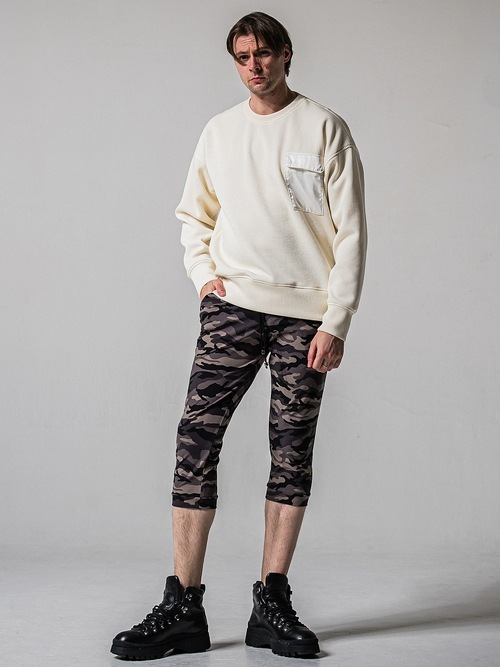 (ͽ���ʡ�4��5������ͽ��/39TH RESOUND CLOTHING���ꥵ����ɥ���������/TIGHT FIT RE cropped PT/CAMOBK