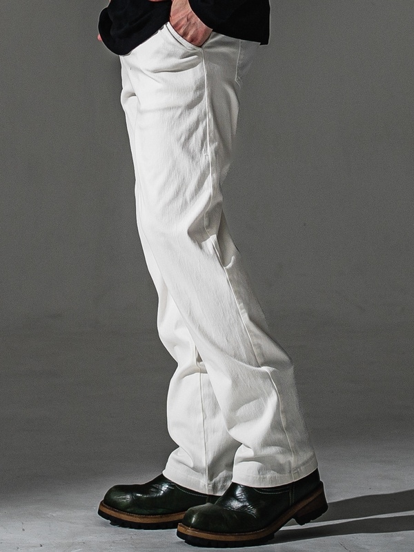 (ͽ���ʡ�8��9������ͽ��/41TH RESOUND CLOTHING���ꥵ����ɥ���������/SEMIWAIDE DENIM JERSEY WIDE PT/WHITE