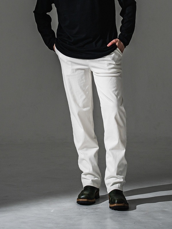 (ͽ���ʡ�8��9������ͽ��/41TH RESOUND CLOTHING���ꥵ����ɥ���������/SEMIWAIDE DENIM JERSEY WIDE PT/WHITE