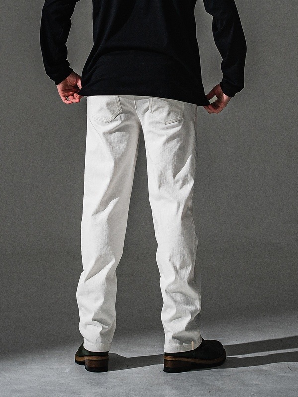 (ͽ���ʡ�8��9������ͽ��/41TH RESOUND CLOTHING���ꥵ����ɥ���������/SEMIWAIDE DENIM JERSEY WIDE PT/WHITE