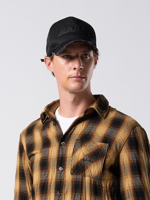 (ͽ���ʡ�12��1������ͽ��/wjk�����֥른��������/wave cut-off mesh cap/black
