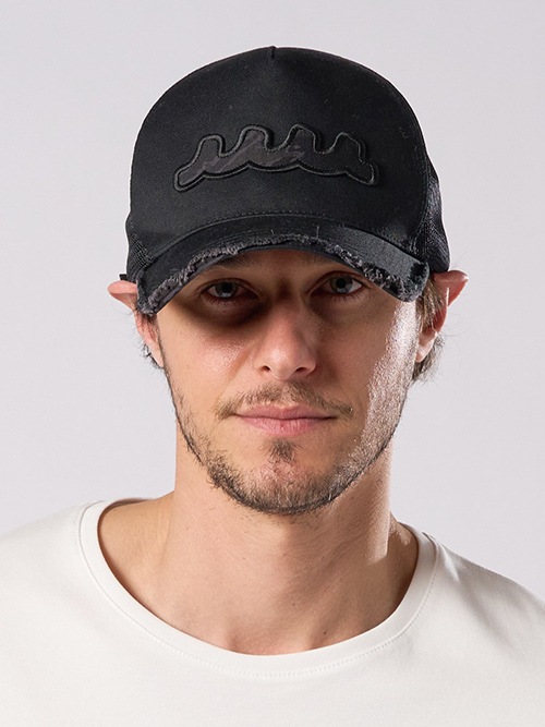 (ͽ���ʡ�12��1������ͽ��/wjk�����֥른��������/wave cut-off mesh cap/black