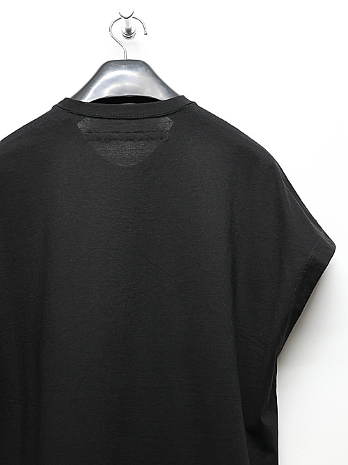 JULIUS����ꥦ��/COTTON SZ JERSEY CUT & SEWN3/BLACK.