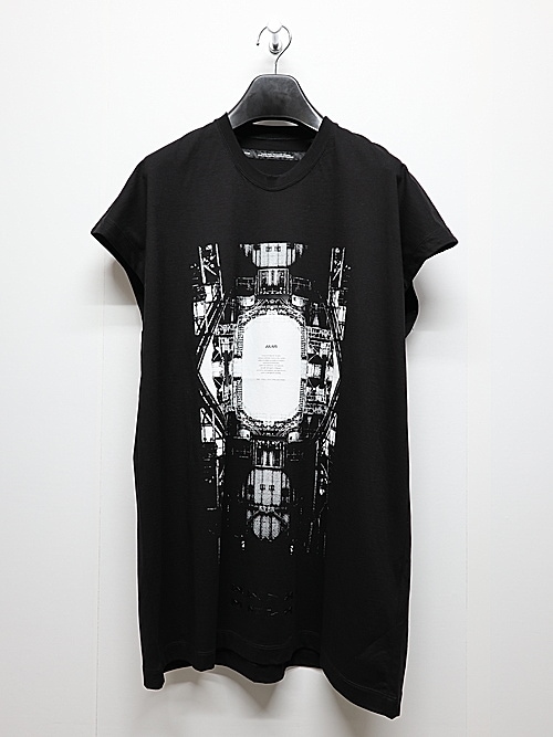 JULIUS����ꥦ��/COTTON SZ JERSEY CUT & SEWN3/BLACK.
