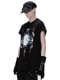 JULIUS����ꥦ��/COTTON SZ JERSEY CUT & SEWN3/BLACK.