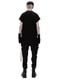 JULIUS����ꥦ��/COTTON SZ JERSEY CUT & SEWN3/BLACK.