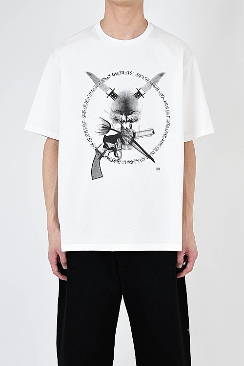 SALE30%OFF/LAD MUSICIAN����å� �ߥ塼�������/PERMANENT ROCKER pt BIG T 3/WHITE