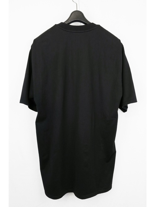 (ͽ)79ͽ/nude:masahiko maruyama ̡:ޥҥޥ/40/2 28GG Jersey SHORT SLEEVE CRACKED PRINT T SHIRT/Black