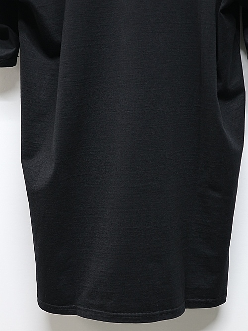 nude:masahiko maruyama ���̡���:�ޥ��ҥ��ޥ���/40/2 28GG Jersey SHORT SLEEVE CRACKED PRINT T SHIRT/Black.