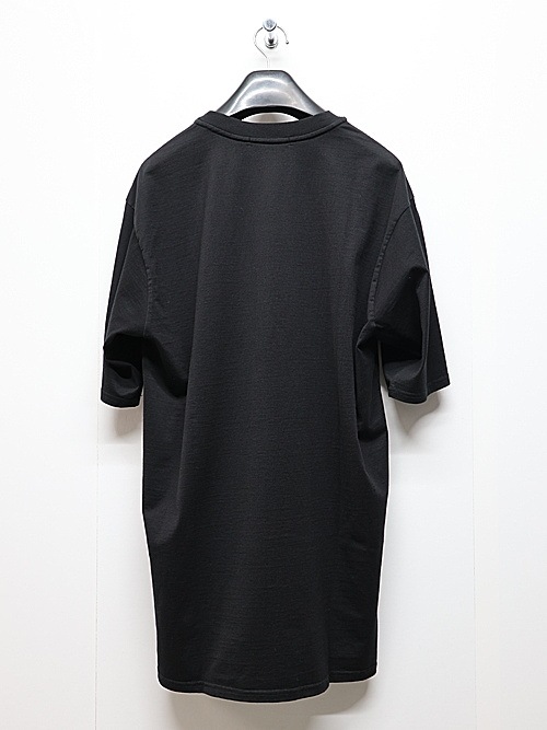 nude:masahiko maruyama ���̡���:�ޥ��ҥ��ޥ���/40/2 28GG Jersey SHORT SLEEVE CRACKED PRINT T SHIRT/Black.