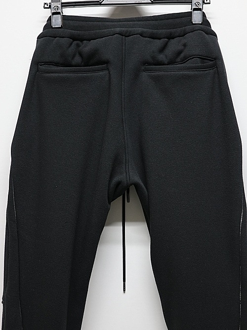 wjk�����֥른��������/back boa rib pants/black