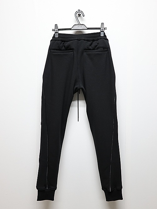 wjk�����֥른��������/back boa rib pants/black