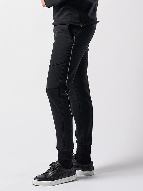 (ͽʡ1011ͽ/wjk֥른/back boa rib pants/black