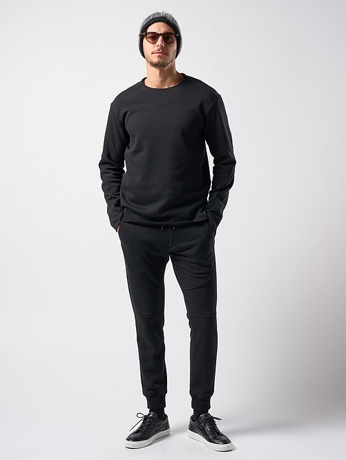 (ͽʡ1011ͽ/wjk֥른/back boa rib pants/black