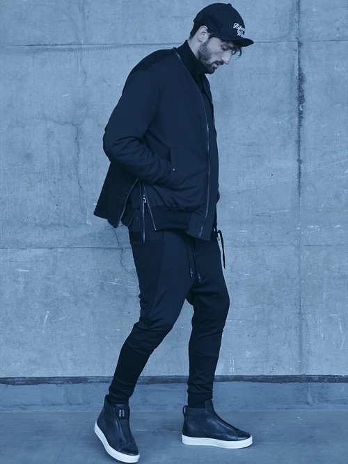 RIPVANWINKLEåץ󥦥󥯥/Υ롼 JODHPUR JERSEY PANTS/BLACK