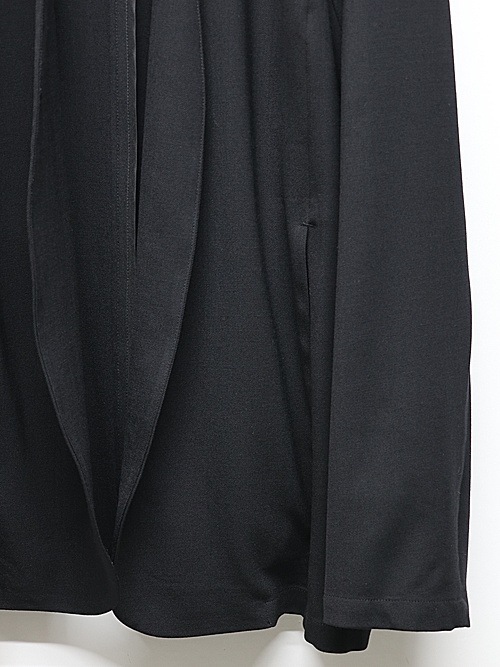 ATTACHMENT�������å�����/2/90 WO TWIST TWILL COLLARLESS JKT/BLACK