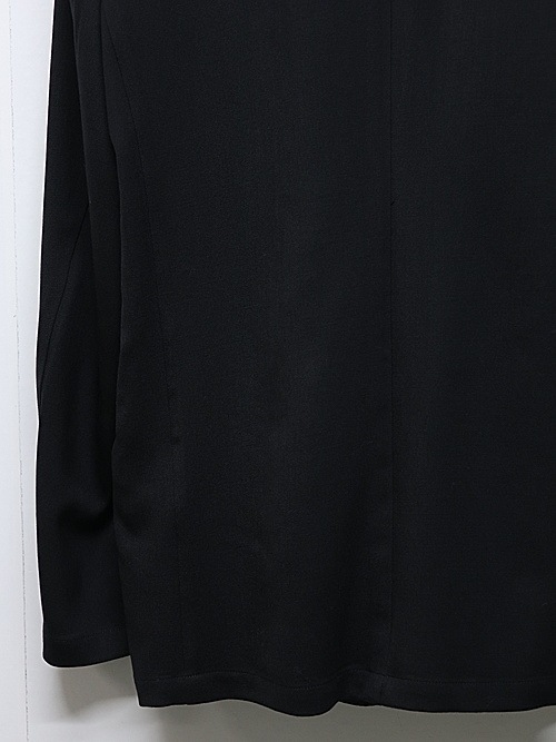 ATTACHMENT�������å�����/2/90 WO TWIST TWILL COLLARLESS JKT/BLACK