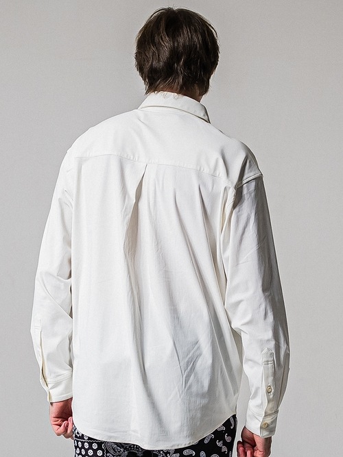 (ͽ���ʡ�2��3������ͽ��/39TH RESOUND CLOTHING���ꥵ����ɥ���������/NYLON jack shirts/WHITE