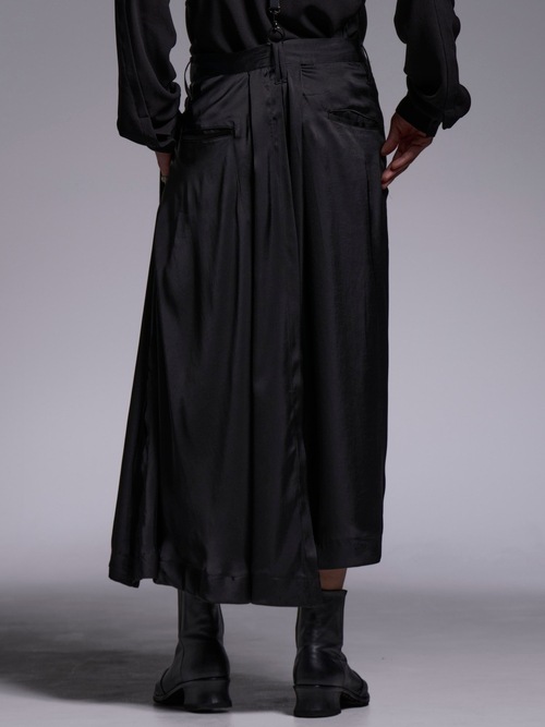 (ͽ���ʡ�4��5������ͽ��/kiryuyrik������奦����奦/Vintage Stain Skirt Suspender Slacks/Black