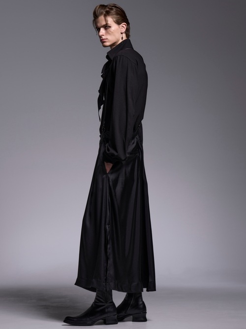 (ͽ���ʡ�4��5������ͽ��/kiryuyrik������奦����奦/Vintage Stain Skirt Suspender Slacks/Black