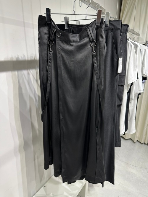 (ͽ���ʡ�4��5������ͽ��/kiryuyrik������奦����奦/Vintage Stain Skirt Suspender Slacks/Black