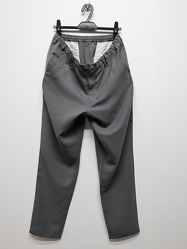 RESOUND CLOTHING���ꥵ����ɥ���������/WIDE TAPERD PAT WIDE EASY PANTS/TWILLGREY