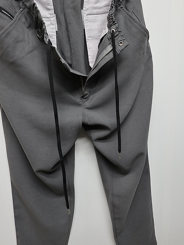 RESOUND CLOTHING���ꥵ����ɥ���������/WIDE TAPERD PAT WIDE EASY PANTS/TWILLGREY