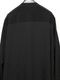 Ground Y�����饦��ɥ磻/TA/PE CREPE DE CHINE+SILICON JERESY FRONT DRAPE T-SHIRT/BLACK