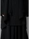 Ground Y�����饦��ɥ磻/TA/PE CREPE DE CHINE+SILICON JERESY FRONT DRAPE T-SHIRT/BLACK