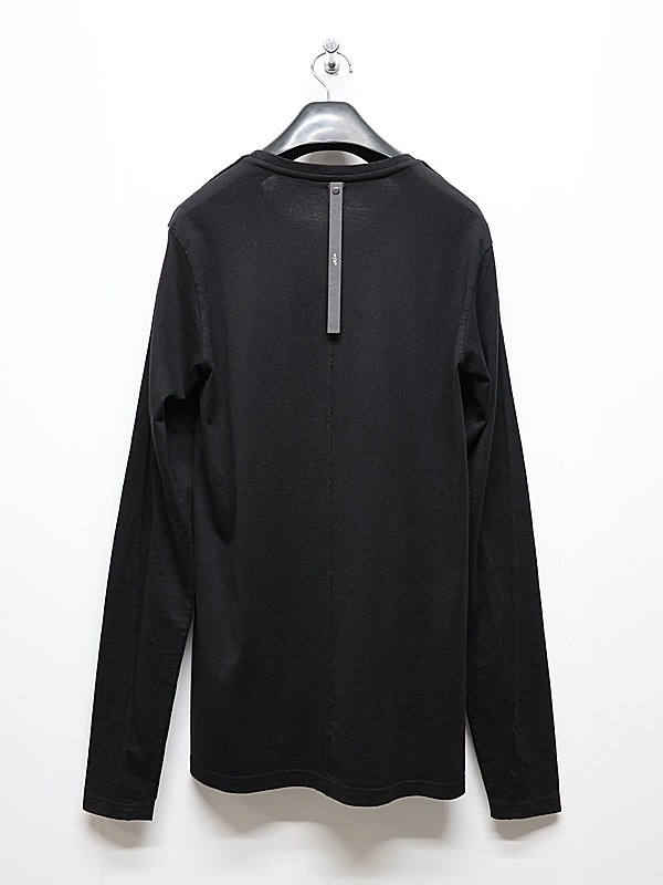 �㴰���wjk�����֥른��������/slim basic crew-neck L/S/deep black