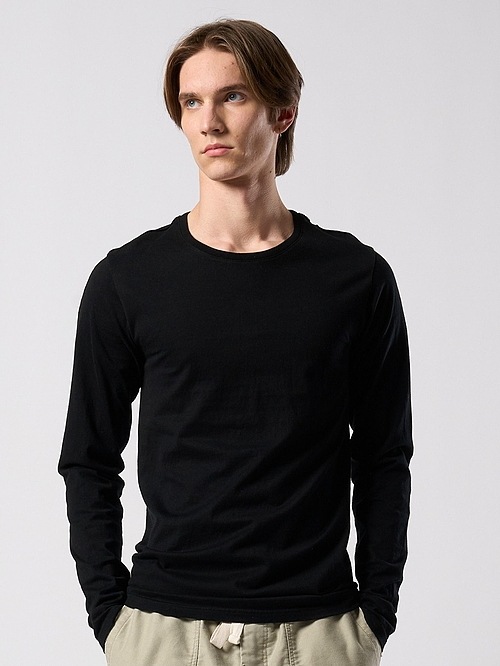 (ͽ���ʡ�9��10������ͽ��/wjk�����֥른��������/slim basic crew-neck L/S/deep black