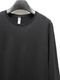 �㴰���wjk�����֥른��������/slim basic crew-neck L/S/deep black