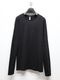 �㴰���wjk�����֥른��������/slim basic crew-neck L/S/deep black