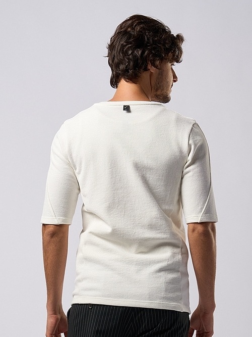 �㴰���wjk�����֥른��������/ONI-KANOKO half sleeve cut&sewn/white