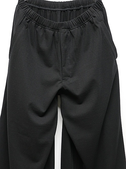 LAD MUSICIANå ߥ塼/40/50 T-CLOTH CROPPED PANTS/BLACK