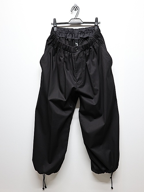 Ground Y饦ɥ磻/CM32BURBERRY BALLOON PANTS/BLACK