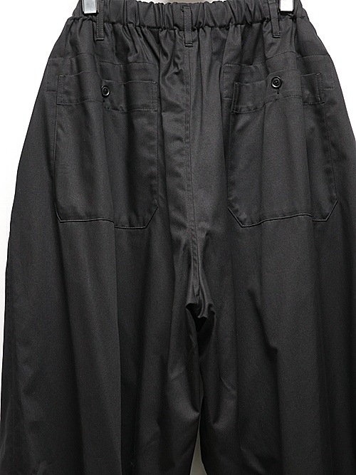 Ground Y饦ɥ磻/CM32BURBERRY BALLOON PANTS/BLACK